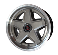 Speedart 18' ATS style 3-piece wheel and cover Rear 11x18' Grey. Porsche 964 / 993 / 996 / 997.1